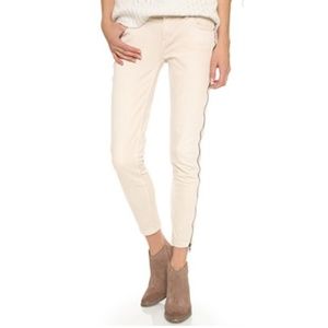 Free People Levon Bone Side Zipper Skinny Jean